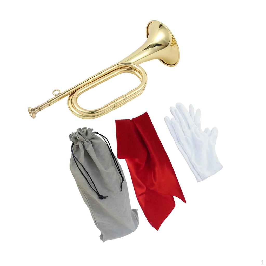 Bugle Instrument for Orchestra, Solid Copper And Brass Design