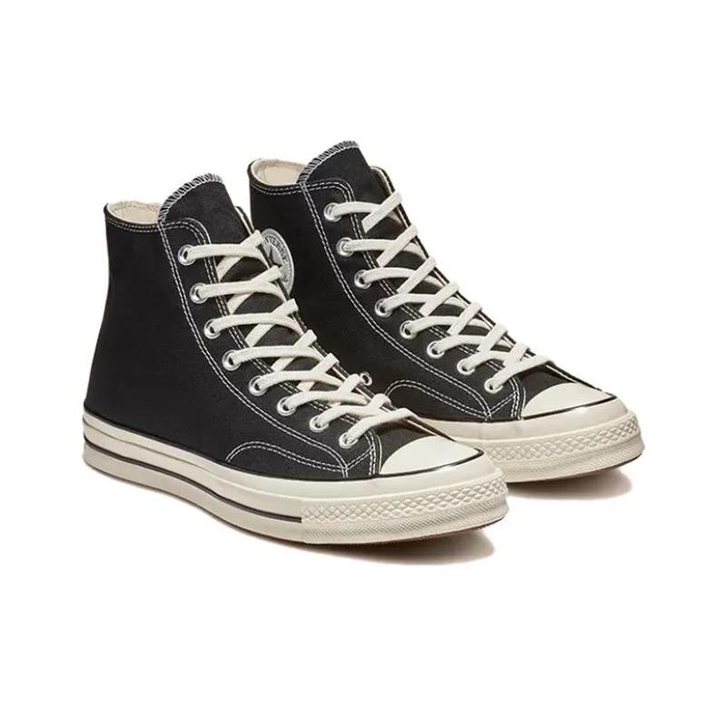 Converse Chuck 70 Versatile Classic Lightweight Comfortable Durable High-Top Canvas Shoes Kids Sneakers Black Q62050W