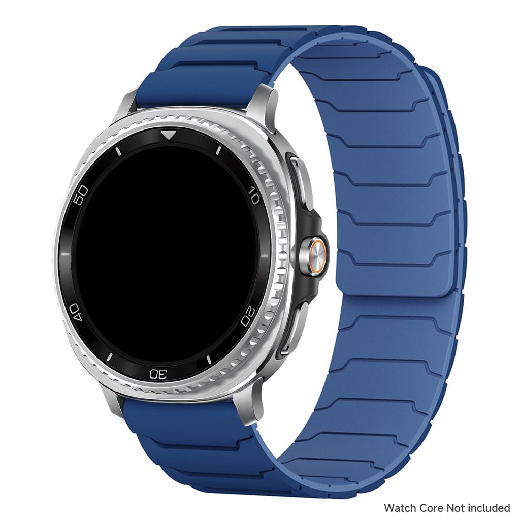 Magnetic Loop Strap for Samsung Galaxy Watch 8/8 Classic Silicone Sport Band for Galaxy Ultra 2025/7 Ultra Two-tone Bracelet