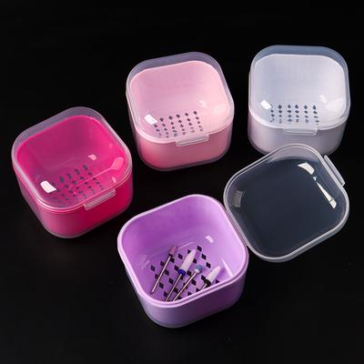 Portabel Desinfektionsfilter Rengöringslåda Nail Art Borrbitar Sliphuvud Desinfektionslåda Manikyr Steriliseringsverktyg