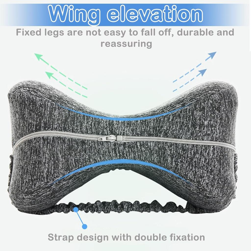 Memory Foam Leg Knee Foam Support Pillow Side Sleeper Sciatica Orthopedic Sciatica Back Hip Relief Pillow For Bed Sofa