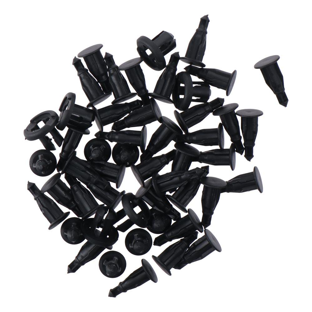Lot de 100 clips de retenue pour pare-chocs avant, 10 mm, noirs, 91503-SZ3-003, pour HONDA