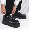 Fashion Derby Men's Thick Soled Shoes Fashion Designer's Minimalist Style Outdoor Leisure Business Party Office Street Walking Shoes