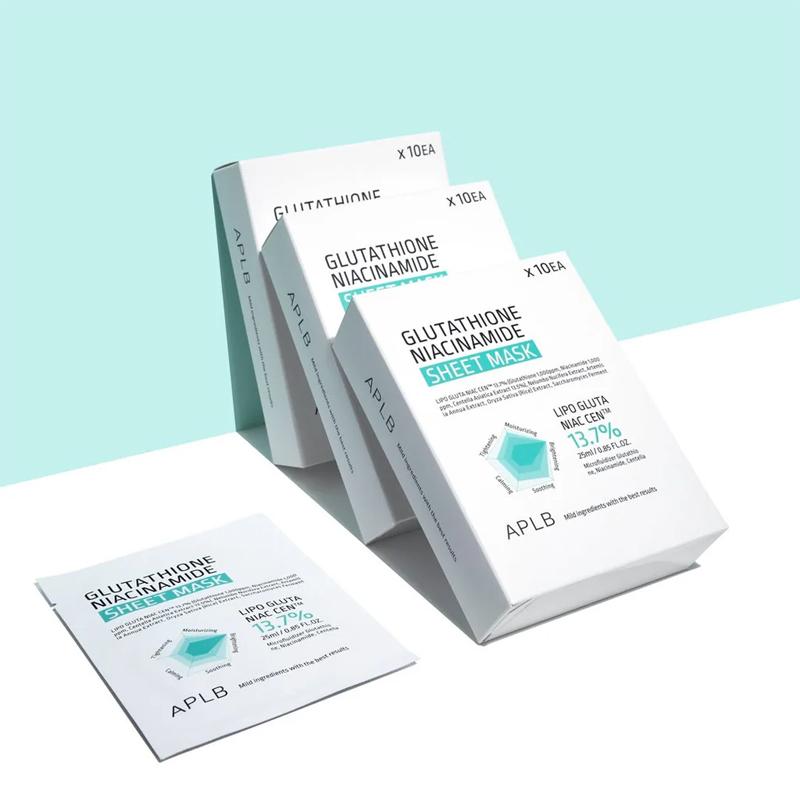 APLB Glutathione + Niacinamide Sheet Mask 25ml*10EA