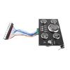 85mm Instrument Panel Gauge Set 24V 0 to 3000RPM Water Temperature Oil   Oil Pressure with Key for Boat Yacht