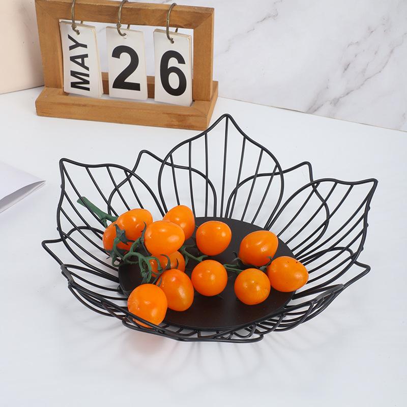 Nordic Iron Fruit Basket Modern Creative Household Living Room Single Light Normal Surface Inside Base Fixed Keep