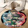 1pc Hunter x Hunter Anime Cartoon Design Round Carpet  Office Chair Mat, NonSlip Rug for Home Decor, Living Room, Bedroom