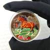 40mm Čínské mince Šťastné zvíře Kůň Sběratelské mince Kovová sbírka 2026 Novoroční suvenýr