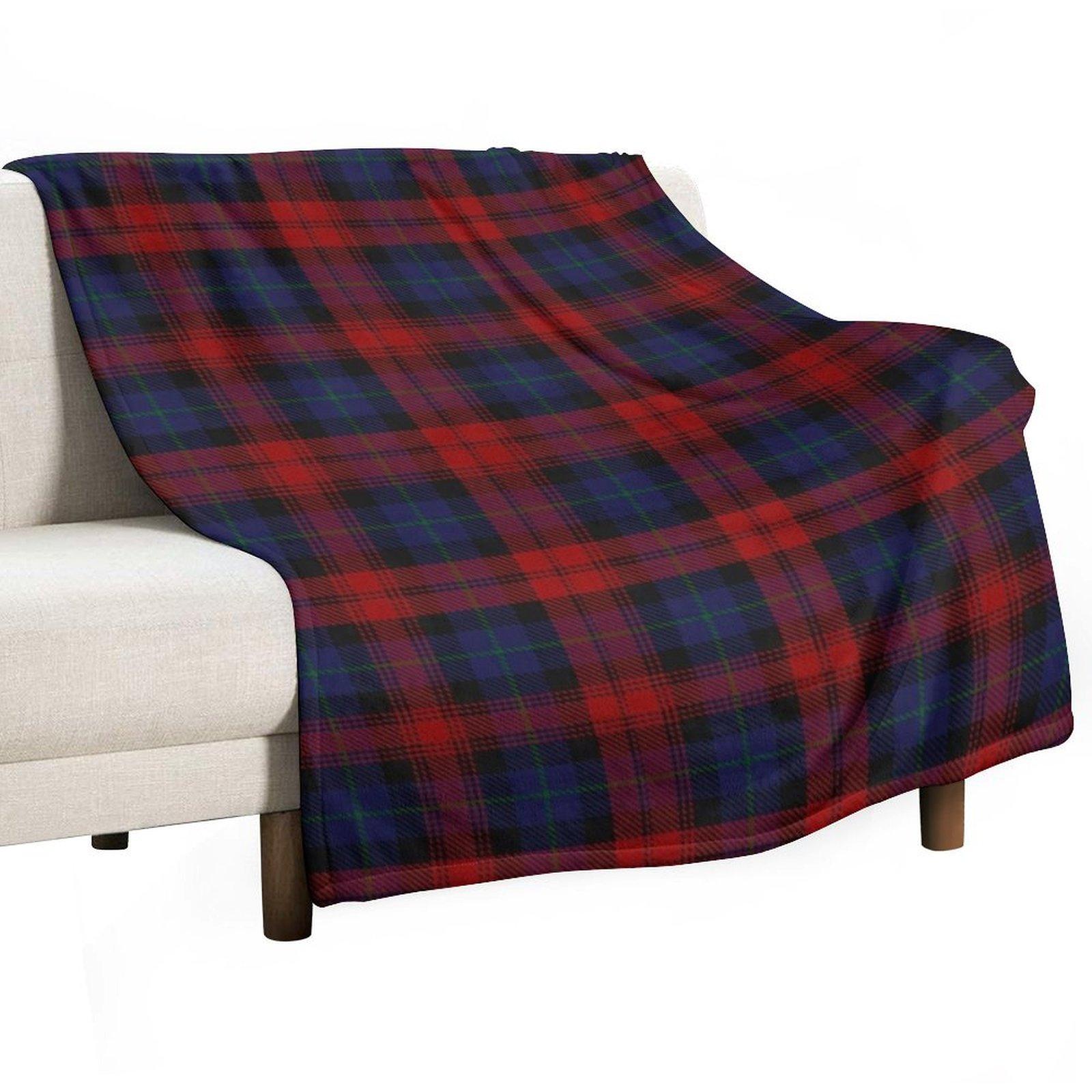 

MacLachlan Tartan Throw Blanket Decorative Throw Luxury Designer Warm warm for winter Blankets 30x40in