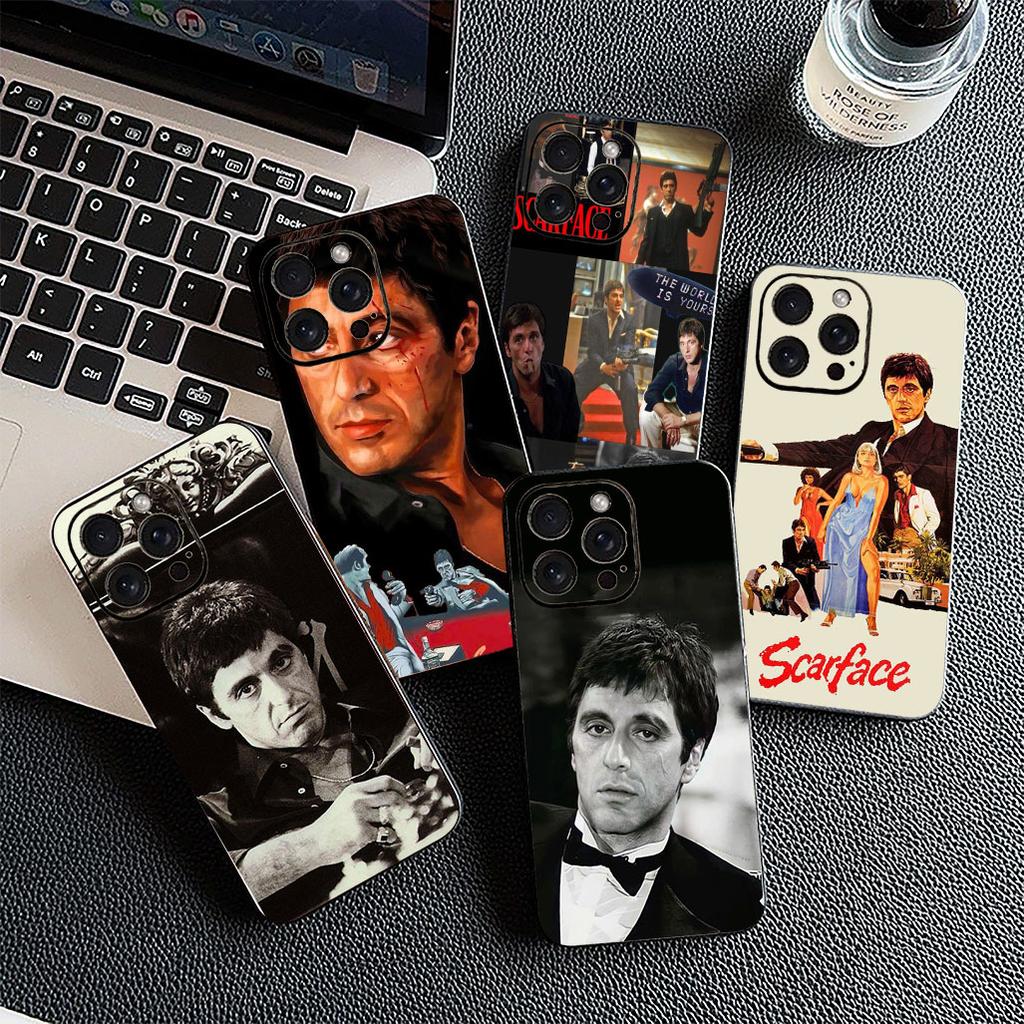 Cover for Apple iPhone 12 13 Pro Max Mini ProMax X XR Air XS 12Pro 13Pro Casing Phone Case S-Scarfaces Tony Al Montana Pacino