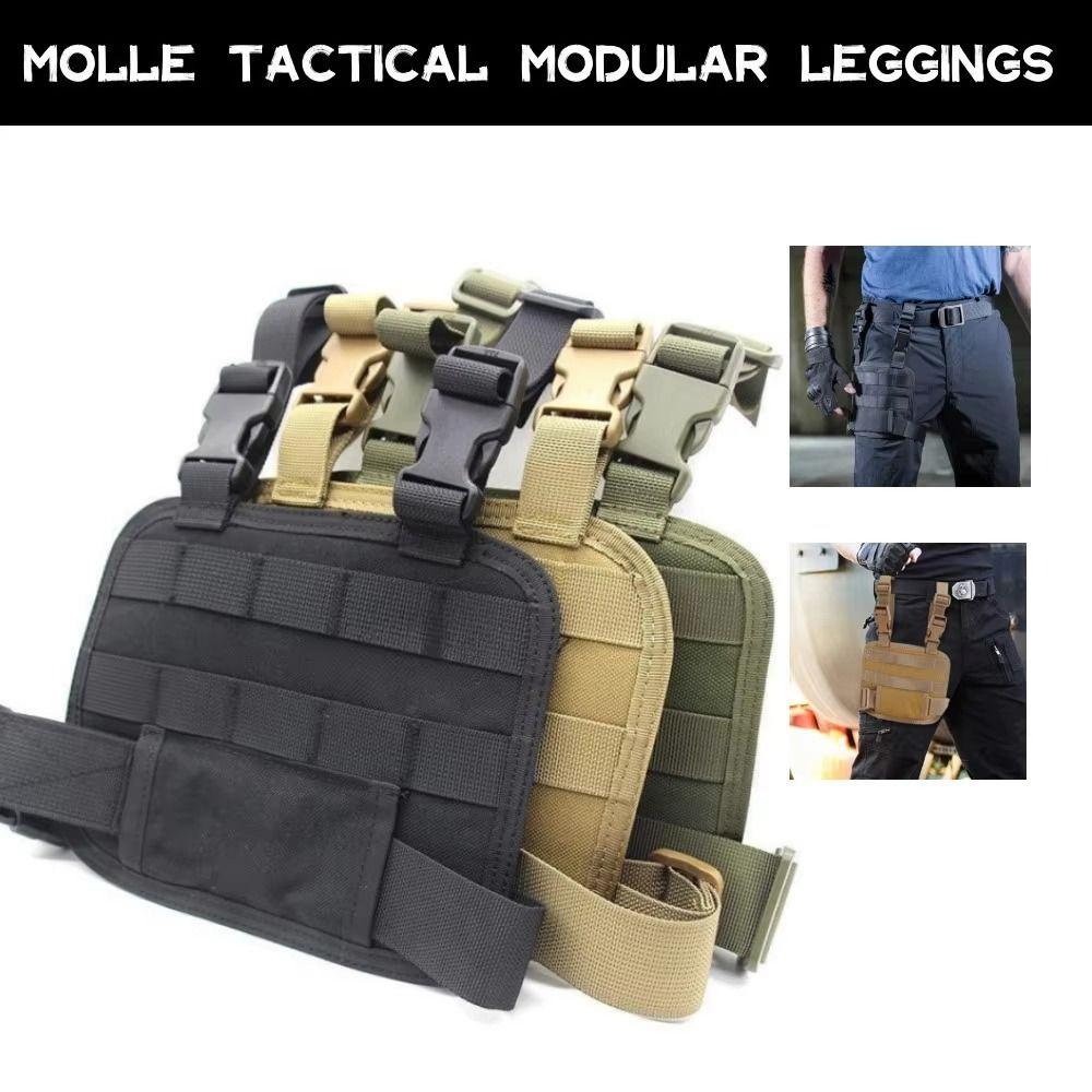 Quick Release Buckle Thigh Strap Pouch Adjustable Thigh Rig Panel Drop Leg Platform  Men Male