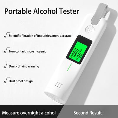 Professionele alcoholtester Automatische ademalcoholtester LCD-scherm Draagbare USB oplaadbare blaastester Alcoholtesttool