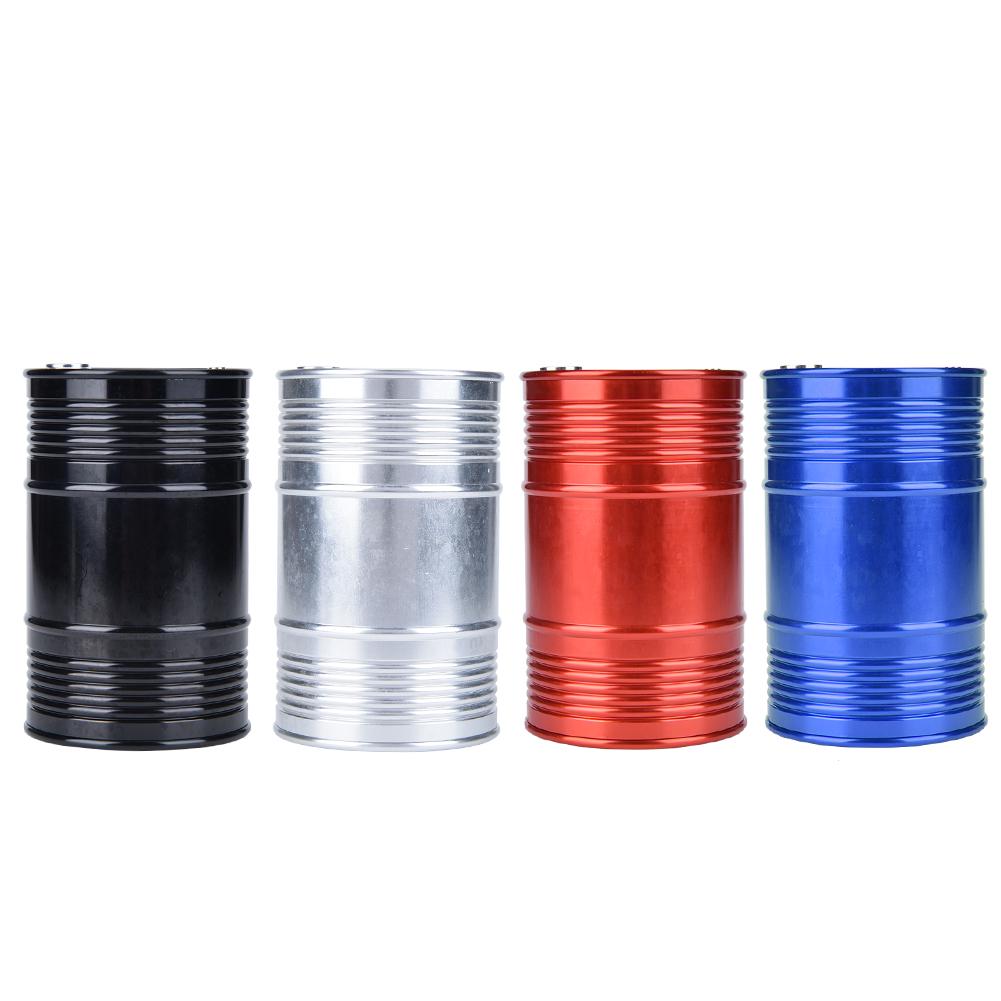 Metal Mini Simulation Oil Drum Gas Tank Container Decoration Fit for 1//10 Scale RC Crawler Toy Car Tbest RC Car Fuel Barrel Silver