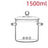 Yoshida Craft 1.5L Borosilicate Glass Double Handle Stew Pot