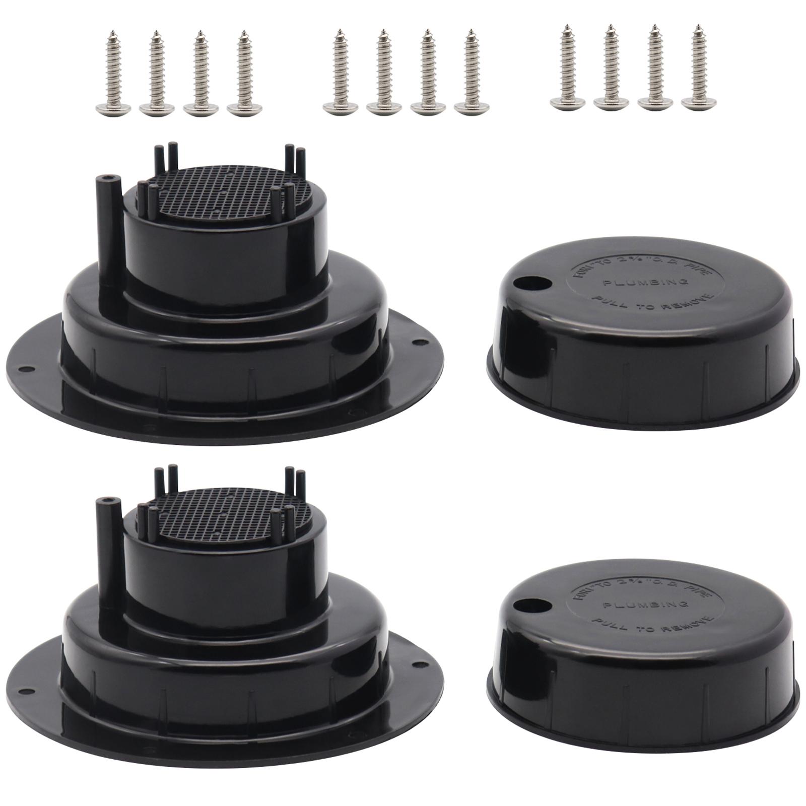 Trailer Motorhome Accessories Plastic Campers Sewer Roof Top Cover Universal RVs Roof Vent Cover RVs Plumbing Vent Cap 1