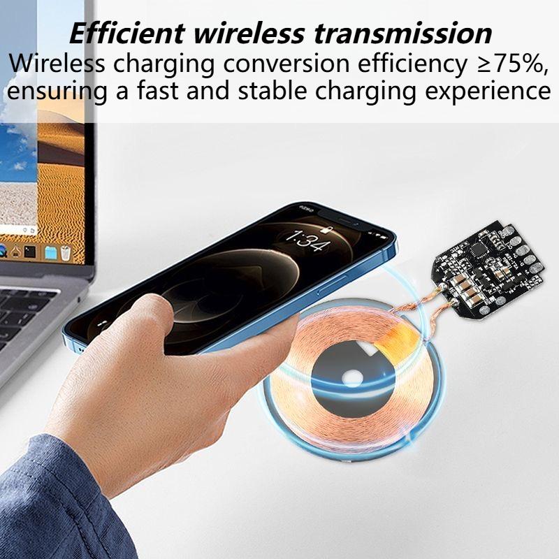 diymore 15W Wireless Charging Module Transmitter PCBA Wireless Charger Motherboard Magnetic Wireless Charging Motherboard + Coil