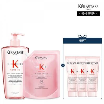 K Rastase Genesis Shampoo Set 1l  500ml + 500ml Refill 