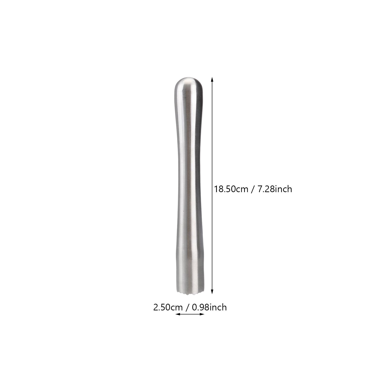 

1Pcs Stainless Steel Ice Stick 18.5cm Ergonomic Lemon Hammer Crusher for Bar Party Banquet Restaurant Use Ice Crusher