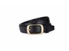 Trendy Women's Leather Belt with Sleek Pin Buckle - Versatile and Elegant