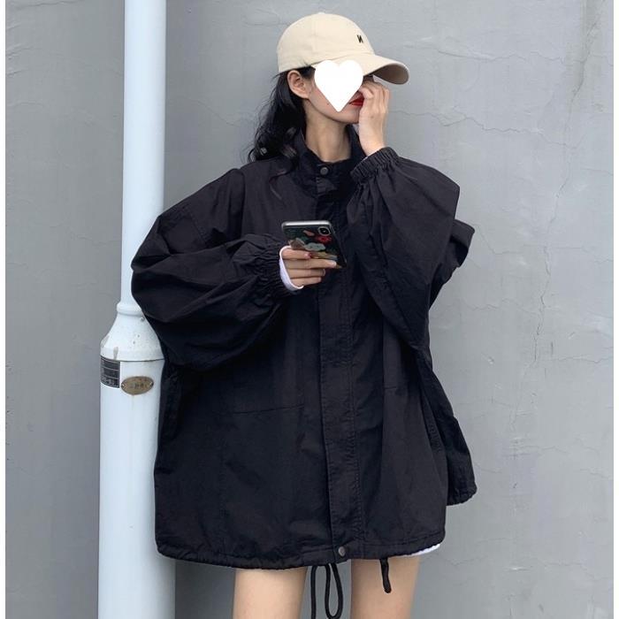2023 Women's Harajuku Style Summer Windbreaker: Versatile Korean Long Sleeve Sun Protection Jacket