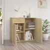 VidaXL Buffet Sonoma Oak 80x36x75 Cm Engineered Wood 805773