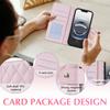 Funda tipo cartera de cuero con diseño de rejilla 3D y correa de lujo, soporte para libro para iPhone 17 16 15 Pro Max Samsung S25 S24 Plus A17 A16, para chicas, ranura magnética para tarjetas, tapa abatible