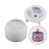 Diy Crystal Glue Mold Round Storage Box Mirror Silicone Mold with Lid Container Box Mould Home Decoration Tools Crafts
