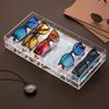 Reusable Clear Sunglass Holder Smooth Edge Design Glasses Storage Case  Jewelry