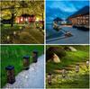 Solar-Powered Waterproof Garden Stake Lights