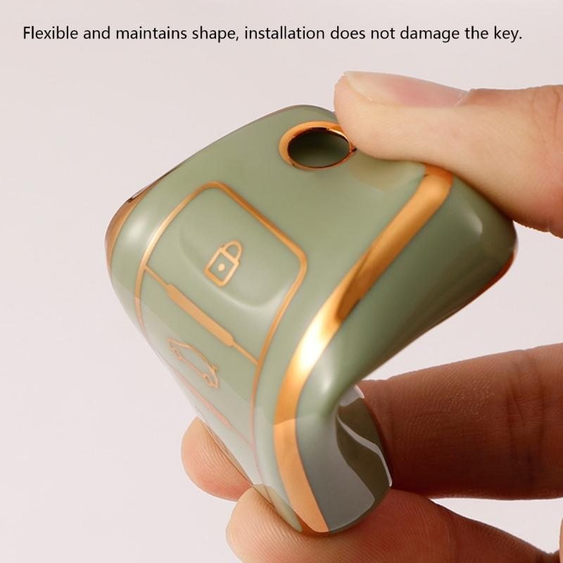 Remote Key Fob Cover Protective Shell Scratchproof Protector Cover Car Key Case Full Protection Key Fob Case