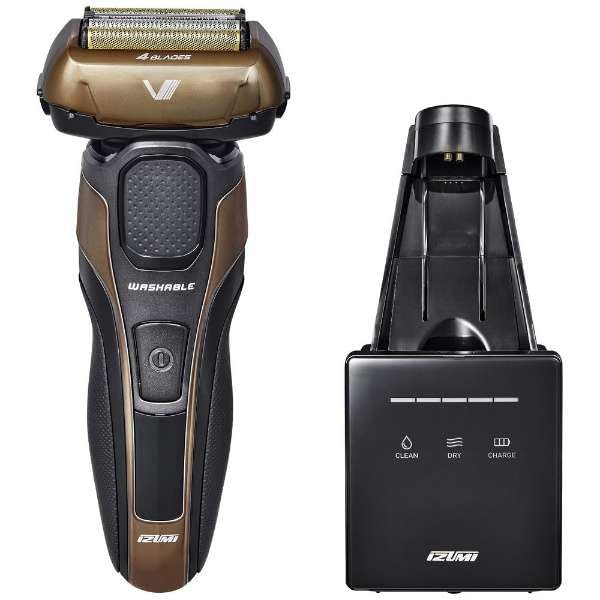 

Reciprocating shaver series washer model Gold high-end 4-blade IZF-V972-N [4-blade /AC100V-240V] золотий