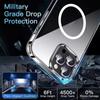 Luxury Wireless Magnetic Cover For Apple Magsafe Case Iphone 11 12 13 15 14 Pro Max Mini 7 8 Plus Xr XsMax X Clear Acrylic Cases