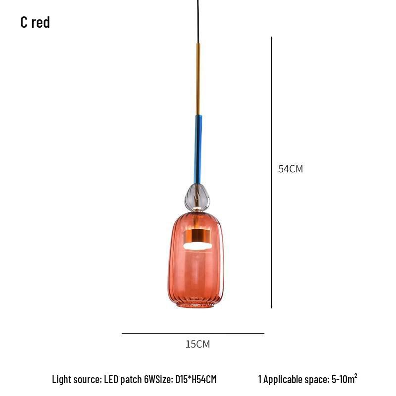 Nordic Minimalist Pendant Light: Elegant Designer Lighting for Restaurant, Bar, Bedroom, Stairwell, or Bedside