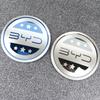 HBZBP1 Car Steering Wheel Metal Protective Cover for BYD Atto 3 Yuan Plus Seagull Dolphin Seal Stainless Modified Sticker Fashion New