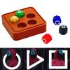Korean Traditional Play Board Game Gonggi Korean Stones Set Stone Catching Toy with Steel Beads Hand Eye Coordination Training