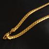Unisex Fashion Gold Plated Polished Necklace Link Chain Jewelry Gift for Banquet