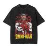 Comic Invincible OmniMan Gewaschenes T-Shirt Herren Damen Sommer Baumwolle YK Kleidung Vintage Mode Rundhals Kurzarm T-Shirt