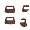 2 Pack of Replacement Knobs for Pot Lids, Wooden Handgrip Handles