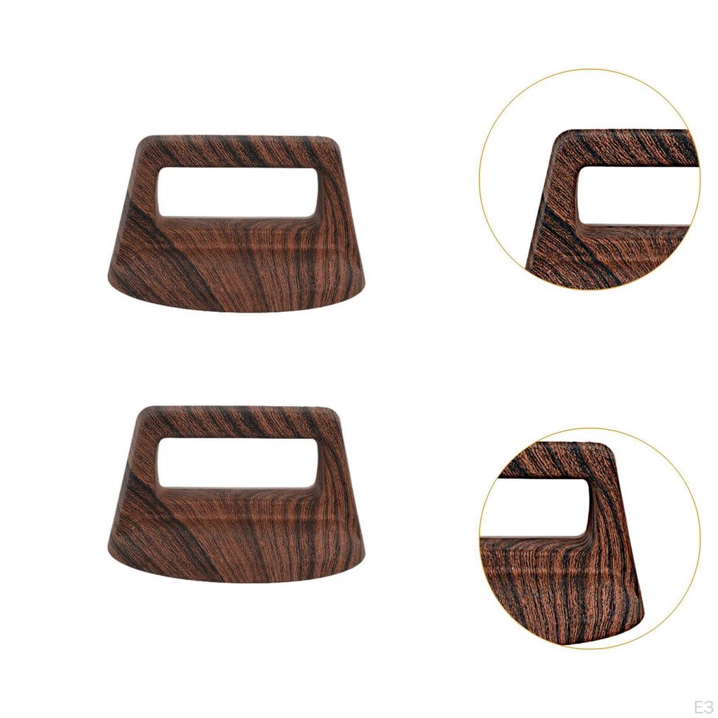 2 Pack of Replacement Knobs for Pot Lids, Wooden Handgrip Handles