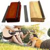 Fret Crown File 3/23/35 Degrees Precisions Guitar Repair Tool Wood Texture for Removing Burrs and Smoothing Fretboard