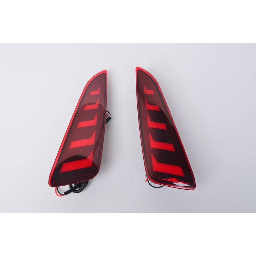 Yaris Exclusive LED Reflector MXPH MXPA10 15 KSP210 Collision Prevention Rear Dress Up Red Lens Fiber Tail Lamp [Parallel Import]