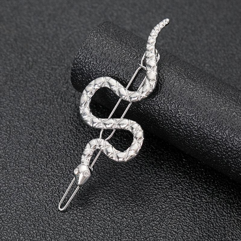 

Ретро Змея Металл Стразы Заколки для волос Женщина Девушка Зажимы для волос Шпилька Заколки Аксессуары Заколка Головной убор Головной убор Зажимы для волос About 6.5 cm