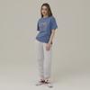 BETWEEN A AND B Athletic Sweat Jogger Pants [White Melange]