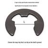 Anti-theft Door Recessed 65 Manganese Steel E-type Circlip C-type Elastic GB896 Shaft-mounted Retaining Clip