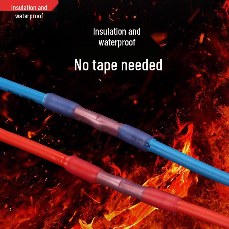 Purple Heat Shrink Waterproof Wire Splice Connector - Insulated Cable Tool