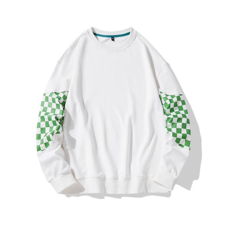 Herren Sweatshirt Frühling und Herbst Lässig Rundhals Pullover Herren Off-Shoulder Sweatshirt Geeignet für Sekundärentwicklung 320g