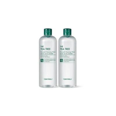 TONYMOLY 2er-Pack The Moist Green Tea Reinigungswasser 500ml
