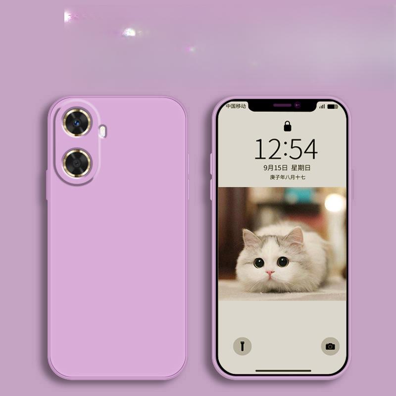 Applicable To Vivoiqooneo7pro Mobile Phone Case Protection Case Liquid Soft Silicone Full-cover Anti-fall Case for Men and Women