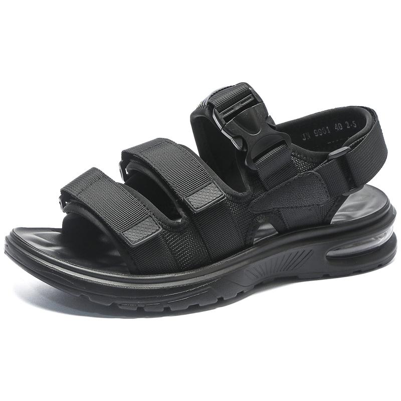 

Летние мужские сандалии Высококачественная обувь для активного отдыха Легкие удобные нескользящие кроссовки для ходьбы Повседневная обувь Мокасины Пляжные сандалии 44 чёрный