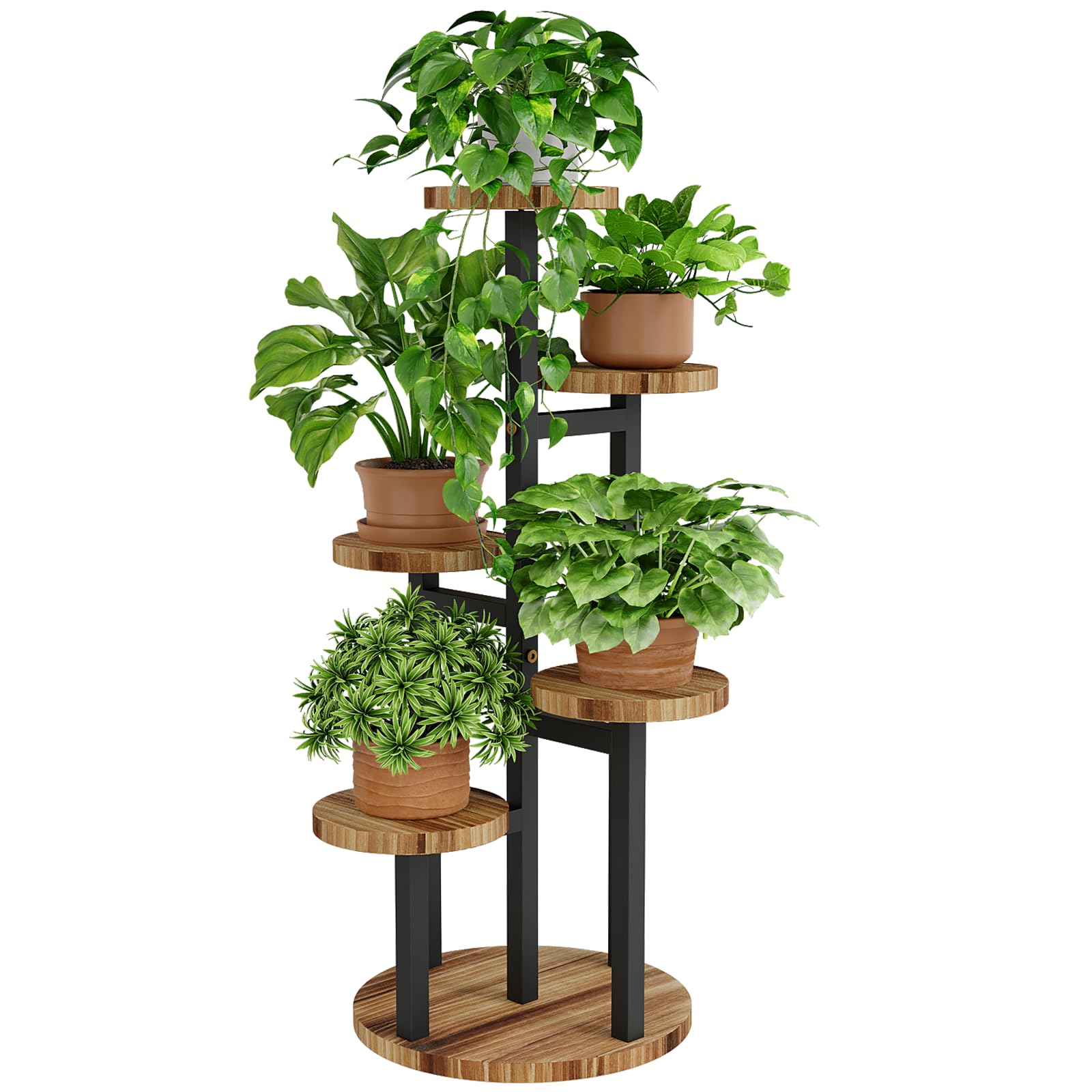 

Bamworld Цветочная Подставка Угловая для Комнатных Растений Цветочная Растение Садоводство Балконная Подставка, Использование, Подставка, 5-ярусная Подставка, Компактная Подставка, Стойка, Прихожая,